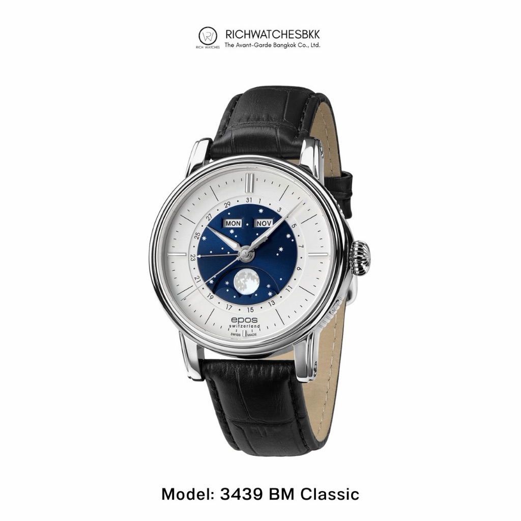 นาฬิกา EPOS รุ่น 3439 BM | Shopee Thailand