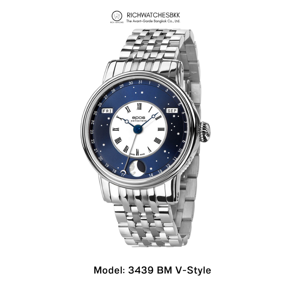 นาฬิกา EPOS รุ่น 3439 BM | Shopee Thailand