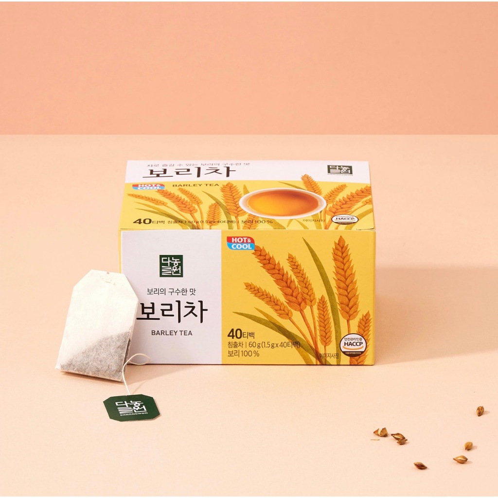 [ของแท้] 보리차 Danongwon Barley Tea (ชาบาร์เลย์ 40 ซอง) 60g | Shopee Thailand
