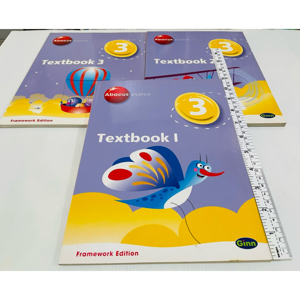 สภาพดี Abacus Evolve Textbook Grade 3 Mathematics คณิตศาสตร์ 3 เล่ม 480 ...