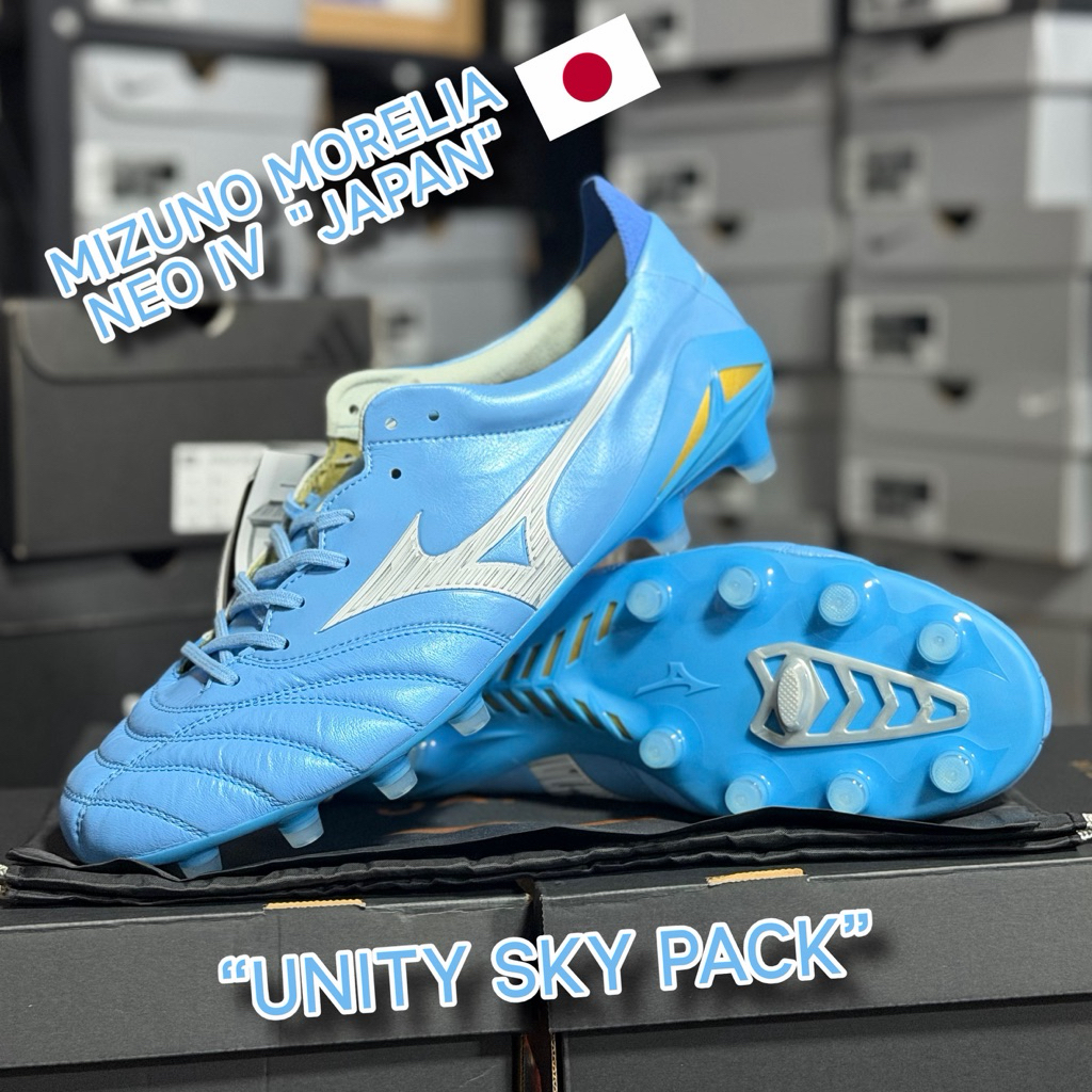 🇯🇵MIZUNO MORELIA NEO IV JAPAN ตัวท็อป ELITE🩵🤍 “UNITY SKY PACK