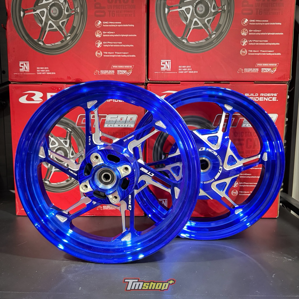 ล้อRCB CT600 Giorno+ ตรงรุ่น ล้อCNC แถมฟรี จุ๊บลมตรง | Shopee Thailand