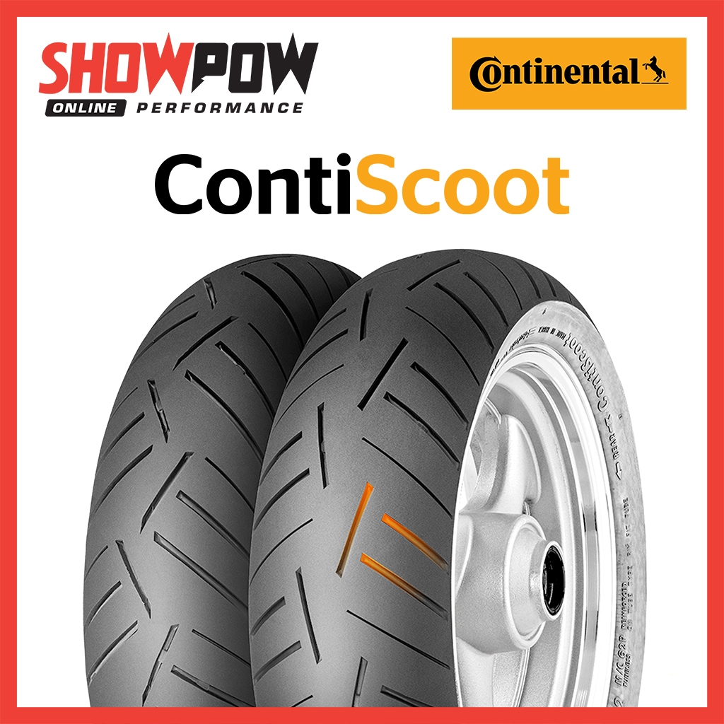 (พร้อมส่ง!) ยาง Continental ContiScoot ( ขายเป็นคู่ ) ยางมอเตอร์ไซค์ ...