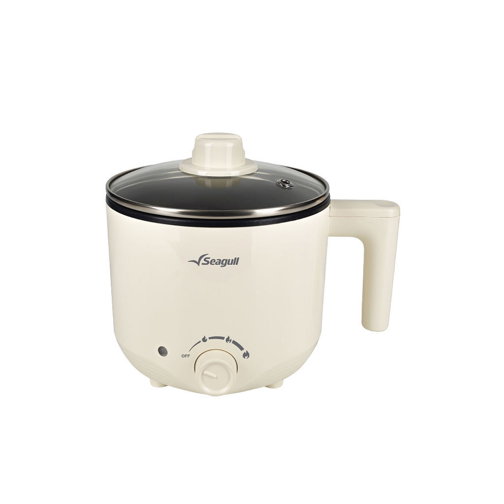 Seagull หม้อไฟฟ้าอเนกประสงค์ ขนาด 1.8 ลิตร (ครีม) Electric Multi-Cooker