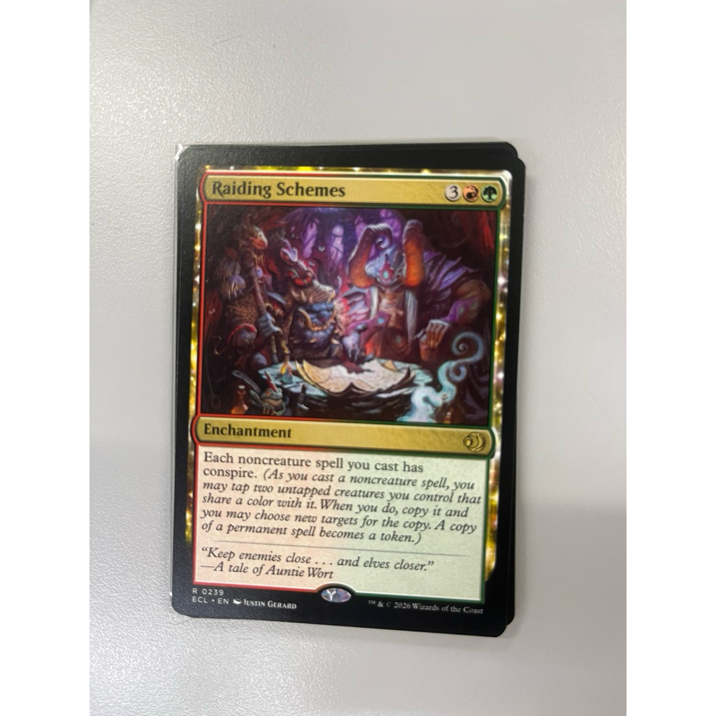 การ์ด MTG Raiding Schemes Multi Magic the Gathering EDH รุ่น ELC สภาพ ...