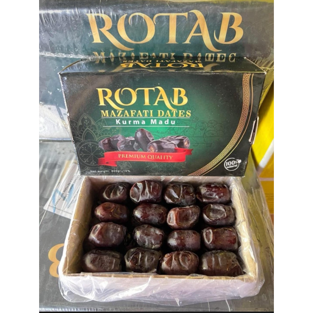 ยกลัง อินทผลัม Rotob ขนาด 600 กรัม ยกลังมี12 กล่อง | Shopee Thailand