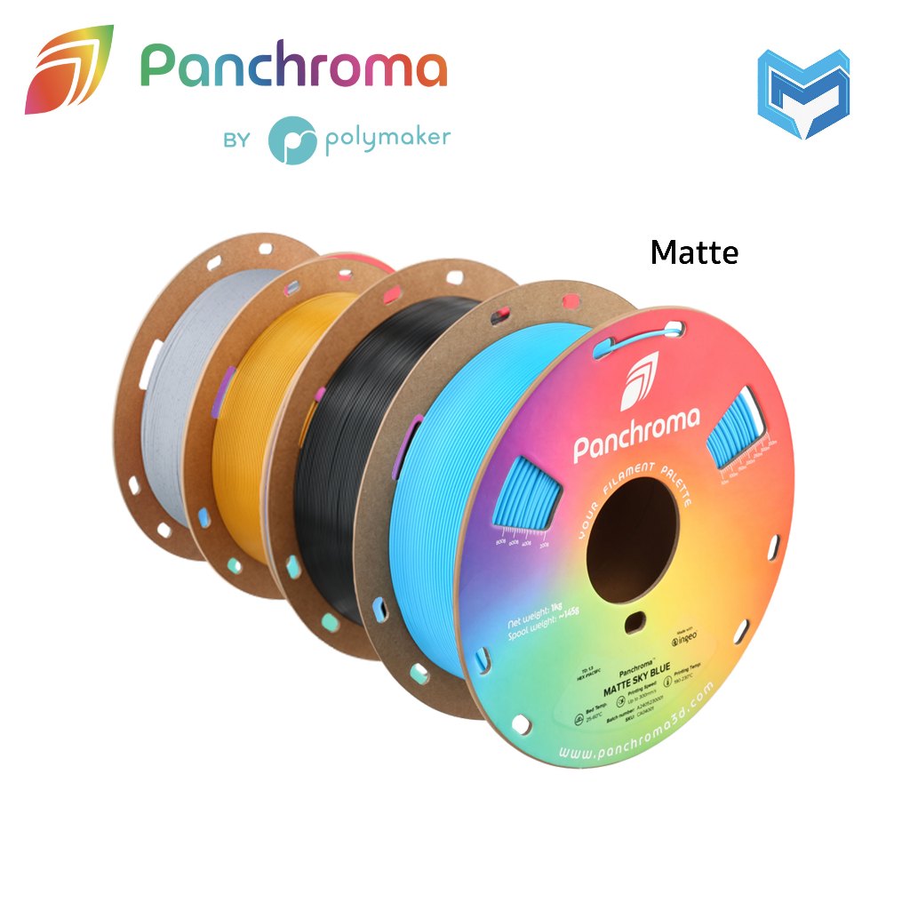 Panchroma Matte PLA (PolyTerra) เส้นพลาสติก PLA ยี่ห้อ Polymaker ...