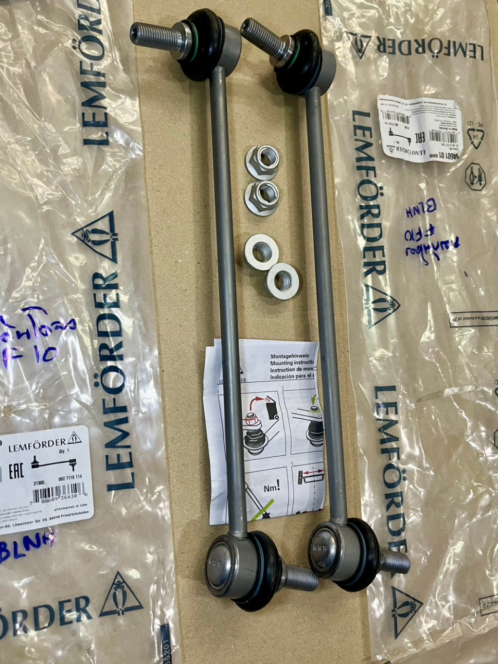 ลูกหมากกันโคลงหน้า BMW F10 ราคาต่อคู่, 31356777319 | Shopee Thailand