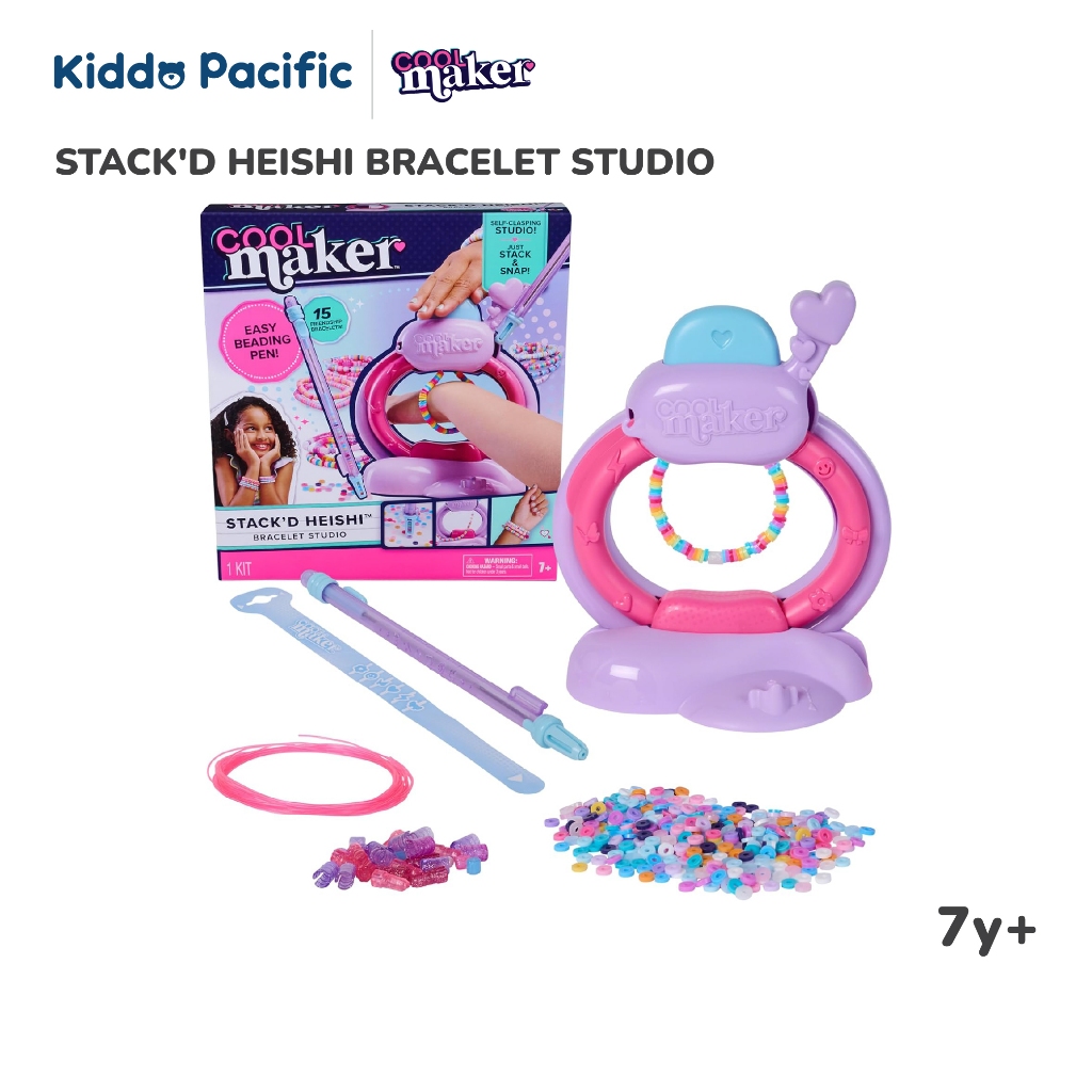COOL MAKER STACK'D HEISHI BRACELET STUDIO ของเล่นชุดทำกำไล | Shopee ...