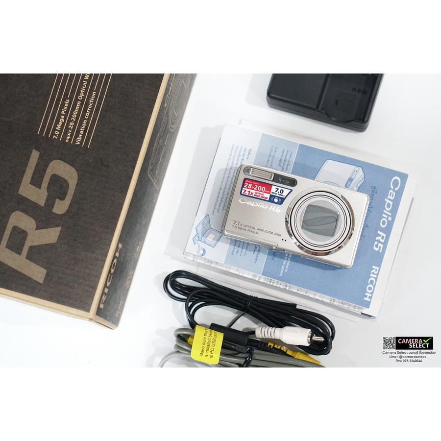 5.5! กล้อง Ricoh Caplio R5 ดิจิตอลคอมแพค ของใหม่เก่าเก็บ ขายเป็นมือสอง ...