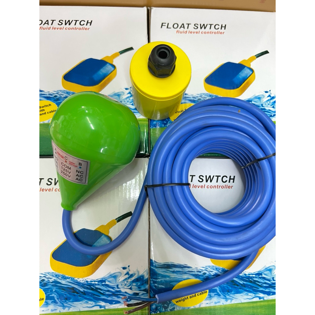 ลูกลอย กลม ทรงหยดน้ำ ของแท้ใหม่ Flygt float switch ลูกลอย10 เมตร ระดับ ...