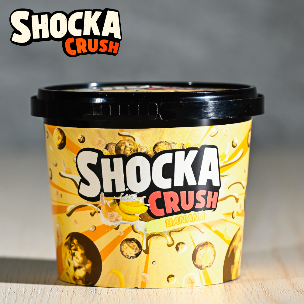 Shocka Crush ช็อกก้าครัช รสกล้วย ขนาด 70g แถมช้อนตัก!!! Crispy Choco ...