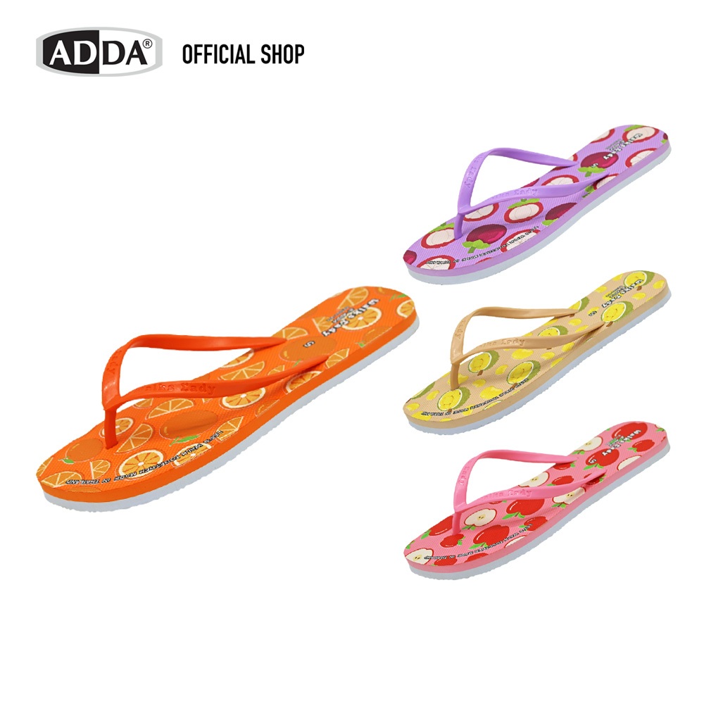 ADDA รองเท้าแตะ แบบหนีบ ลายผลไม้ รุ่น 815G1W1 [ Get the 2nd piece for only 7 Baht ]