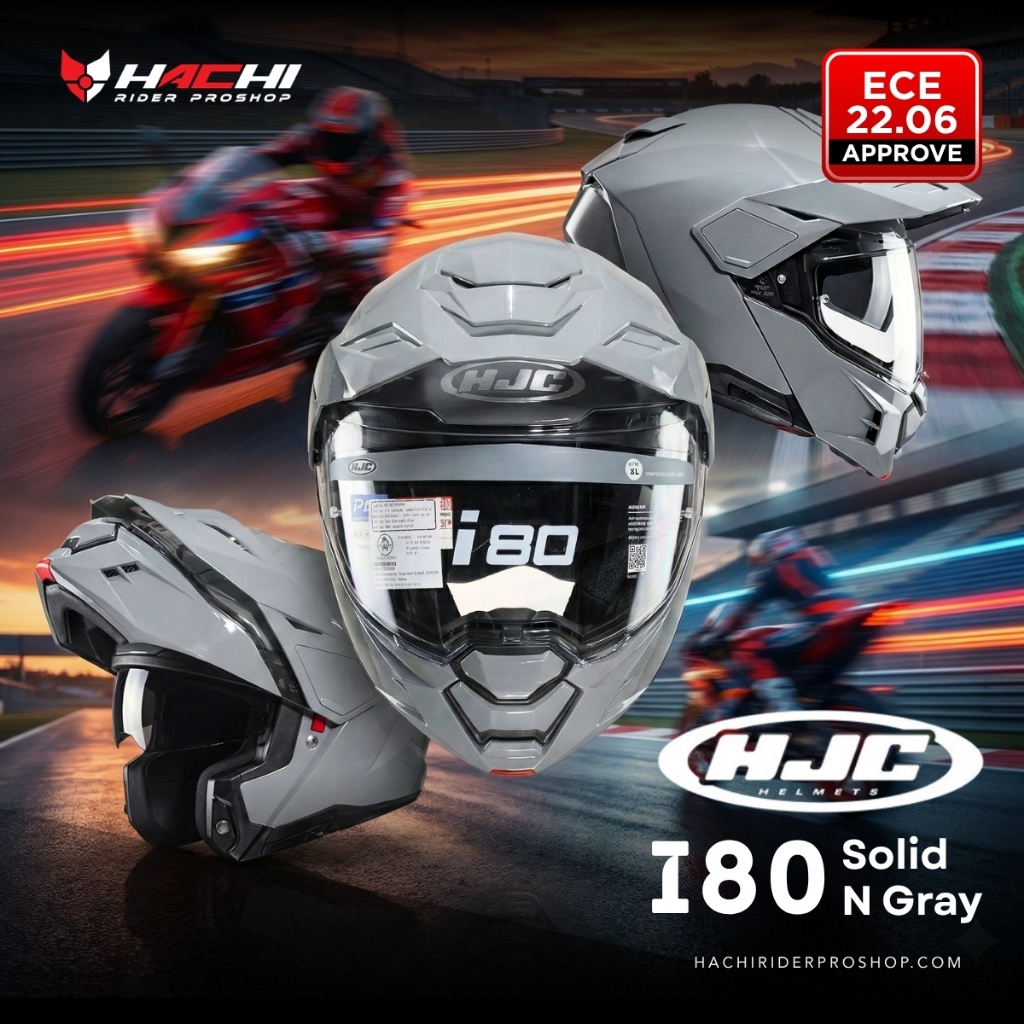 HJC I80 - Solid N Gray | Shopee Thailand