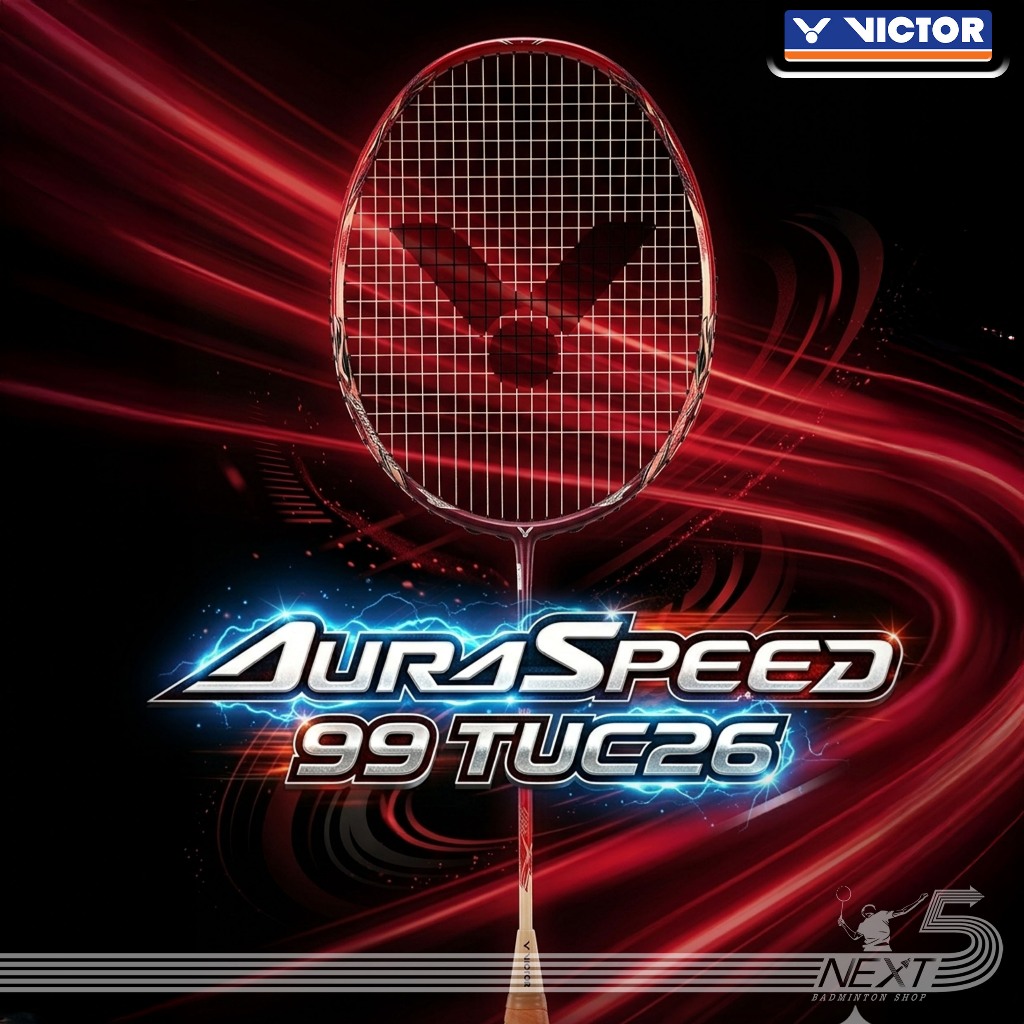 Victor ไม้แบดมินตัน รุ่น AuraSpeed 99 แดง ( ARS-99 TUC26 ) แถมเอ็น ซอง ...
