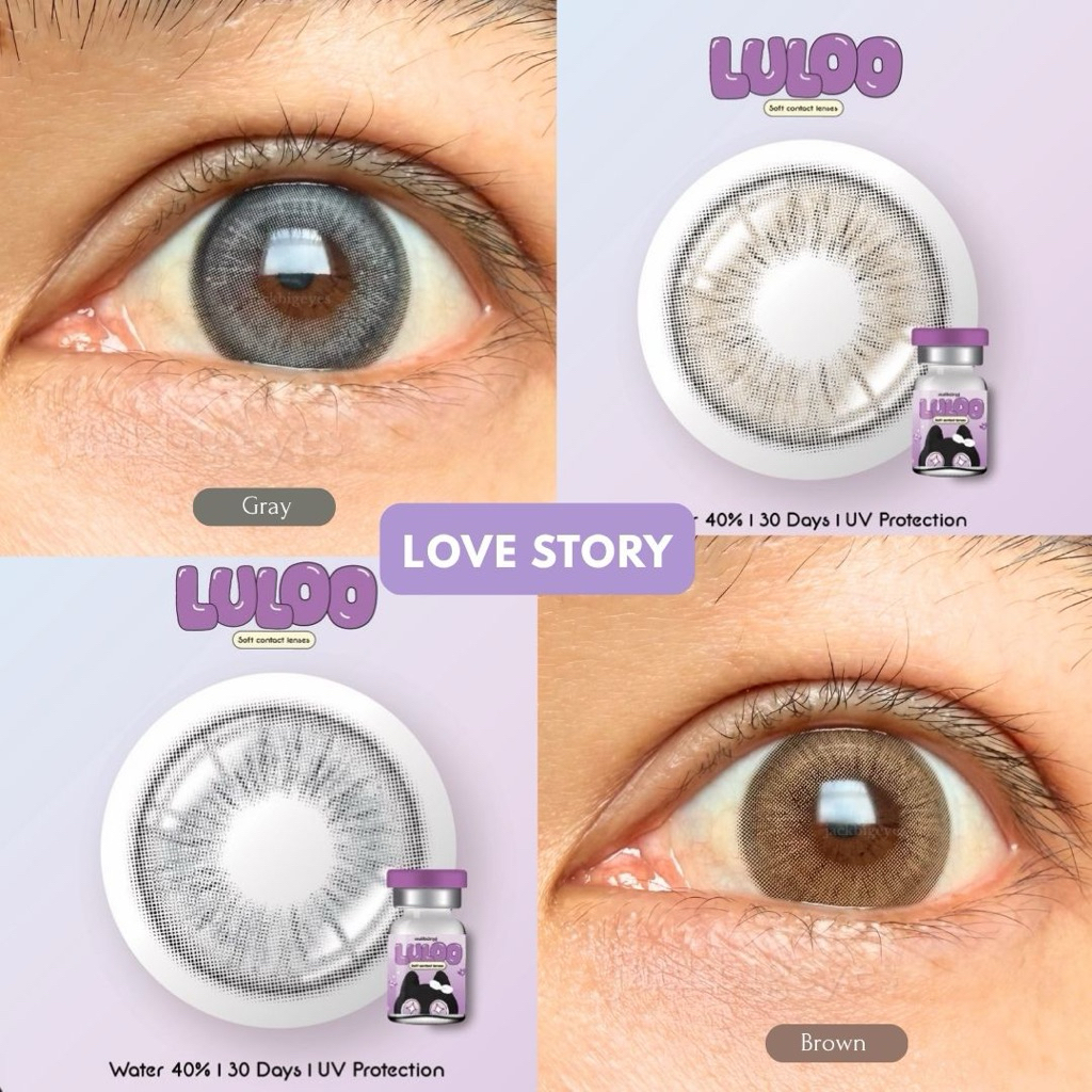 LuLoo soft 🇨🇳อย.ไทย LoveStory เลนส์ฟิวเตอร์ นัว สายฝอ ค่าสายตา 00-1000 ...