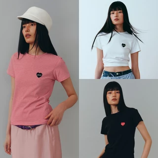 maison KEEPS | The Classic Adore Patch Logo Tee | เสื้อยืดทรง Slim Fit