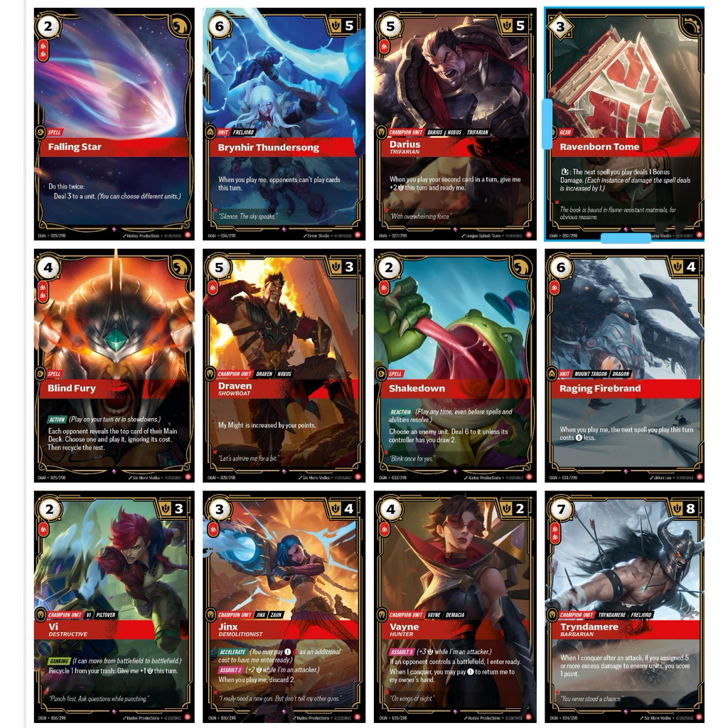 Riftbound : Origins Rare single card (Fury) | Shopee Thailand