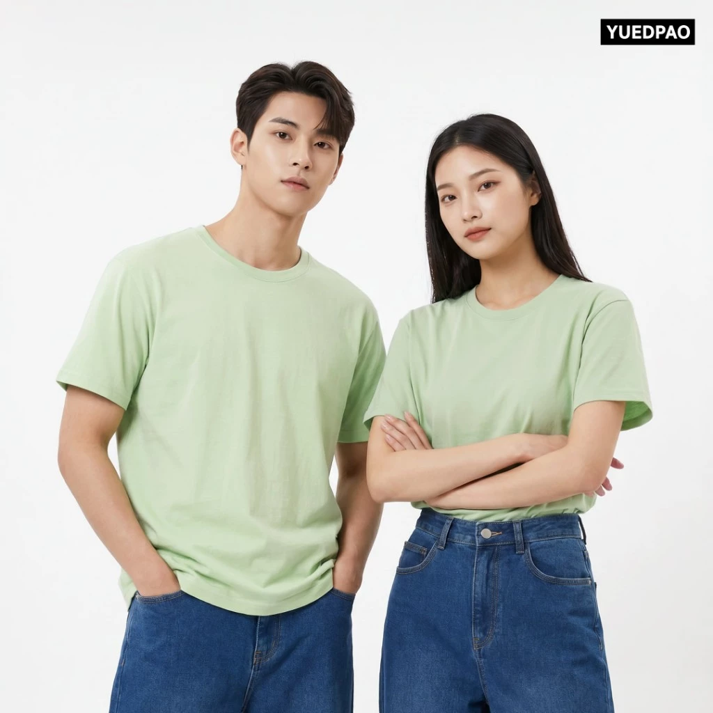 Yuedpao Ultrasoft Non-Iron (Unisex) - Round Neck เสื้อยืดคอกลม สีพื้น ผ้านุ่ม ใส่สบาย ไม่ต้องรีด ยืดเปล่า Set Colorful thumbnail 6