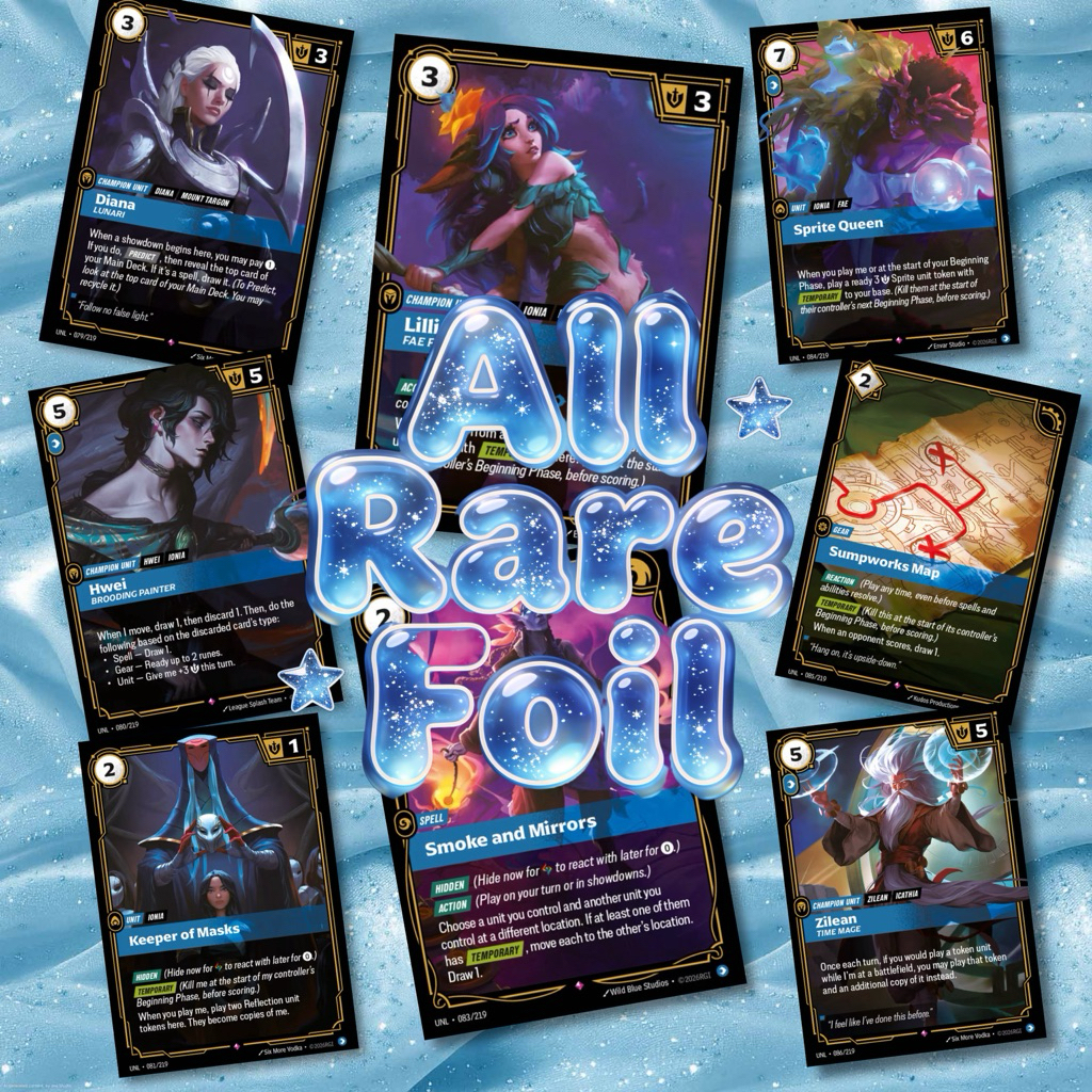 Riftbound Unleashed Mind ระดับ Rare ( All Foil ) | Shopee Thailand