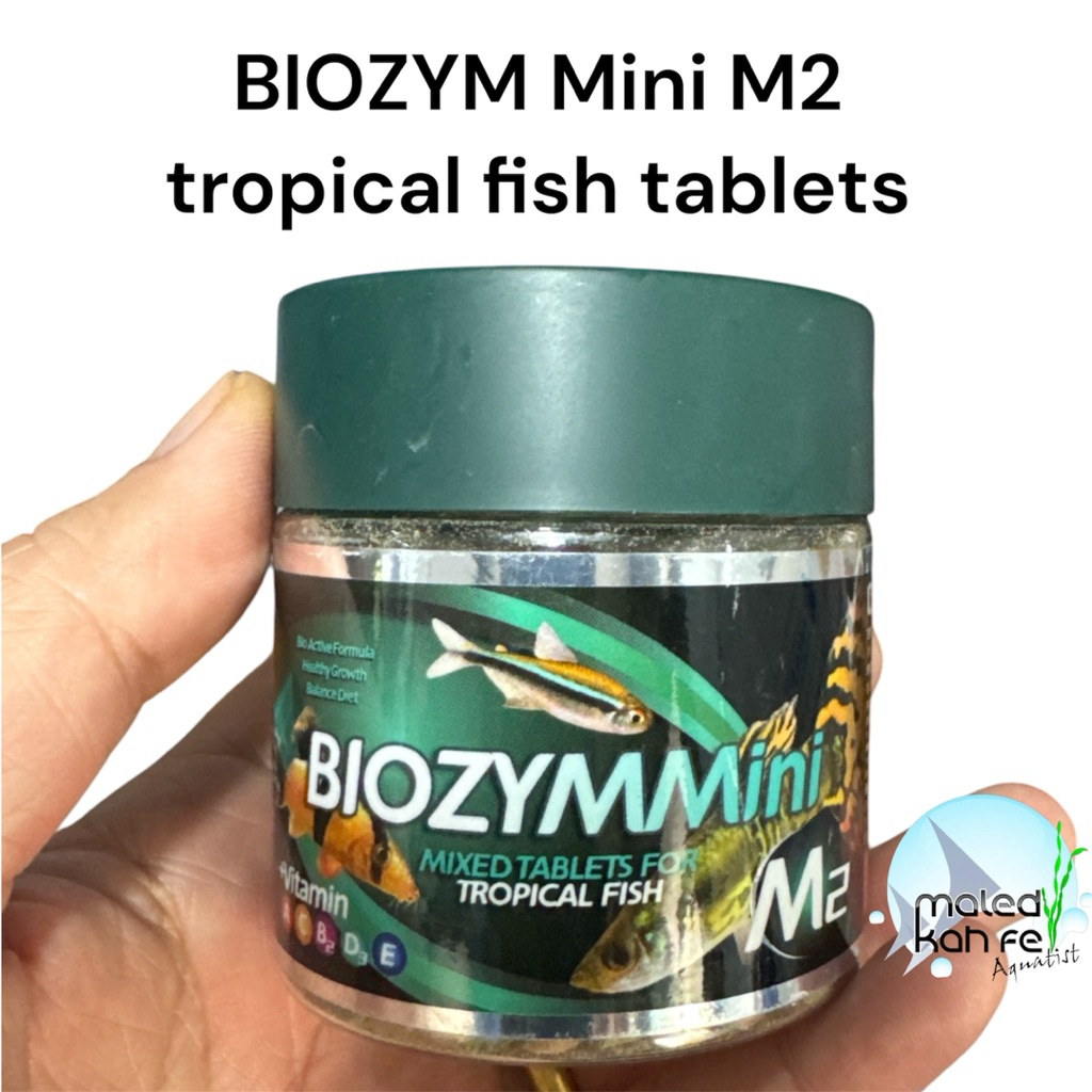 BIOZYM Mini M2 tropical fish tablets, high protein formula อาหารปลา ...