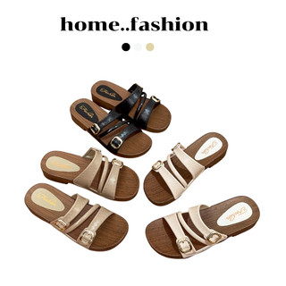 Dép xỏ ngón nữ, dép xỏ ngón dây buộc, đế mềm, thời trang vintage, kiểu Hàn Quốc, tăng gót, sẵn sàng giao trong Thái Lan, có dịch vụ giao nhanh, S-259