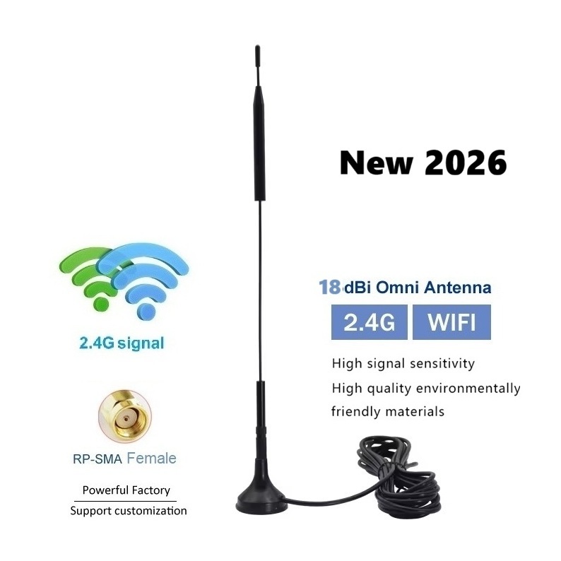 เสาอากาศ Wifi Antenna 18dBi 2.4GHz Omni High Gain Signal Booster ...