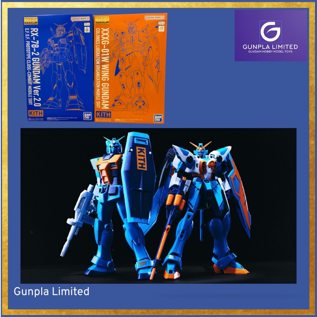 Rx-78-2 Gundam ver.2.0 KITH and XXXG-01W Wing Gundam KITH Gundam x