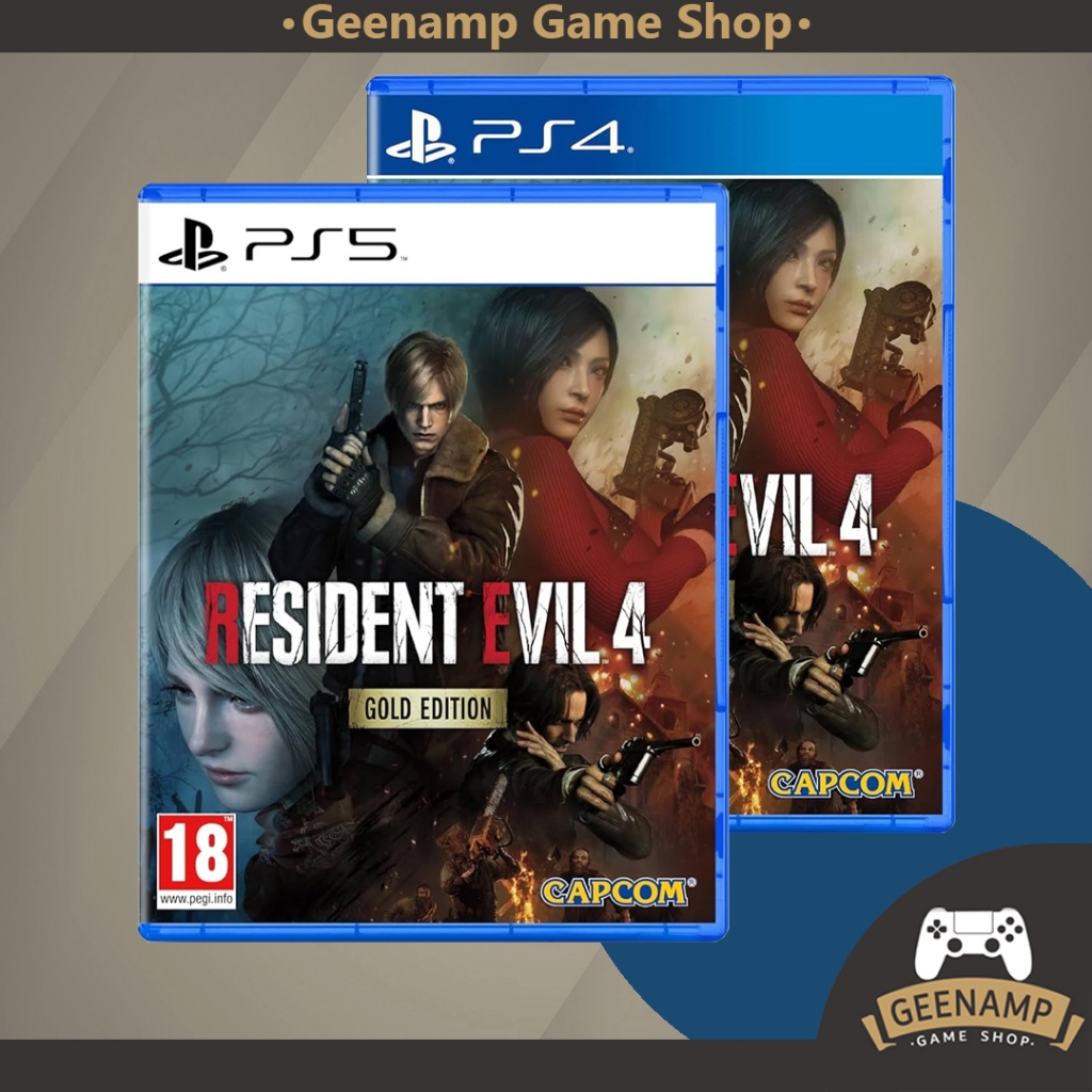 PS4 PS5 [มือ1] Resident Evil 4 Remake – Gold Edition (R2/EU)(EN) – Playstation # BIOHAZARD RE IV