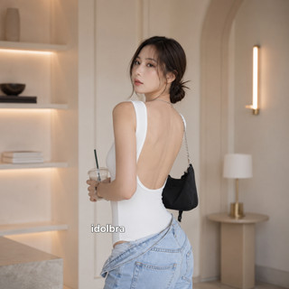 😍Body Suit😍 Bộ body suit lưng cong sành điệu, dáng áo không tay!! Có miếng đệm và bọt biển tích hợp!! Dễ kết hợp, có thể mặc trong nhiều dịp😍