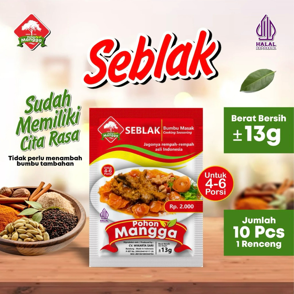 seblak แบบผง 1 ซอง ผงเซบลัก 13 กรัม/ซอง | Shopee Thailand