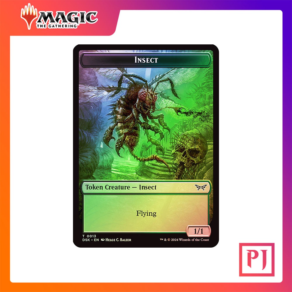 [MTG] Insect Token (Black/Green) // Spider Token [DSK] [TOKEN] [COMMON ...