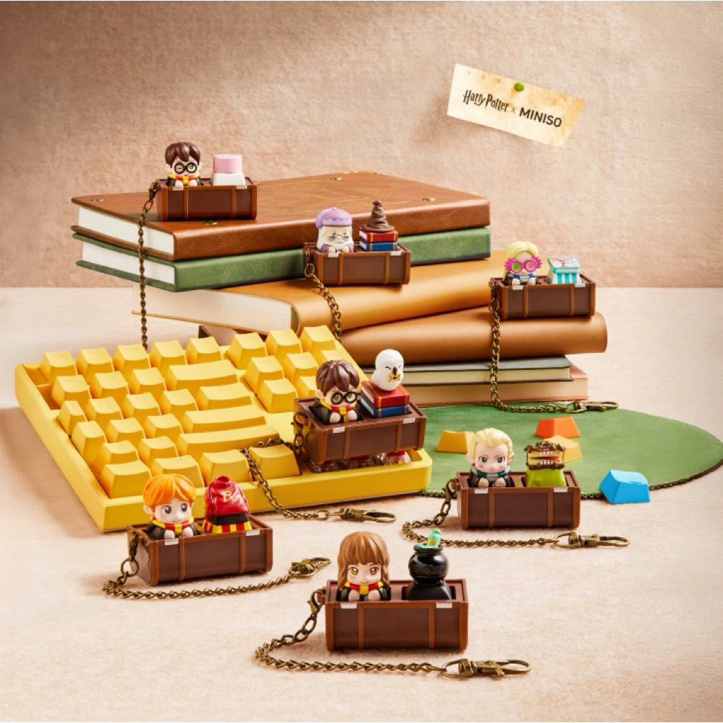 💥ยก Box พร้อมส่งจาก กทม💥 กล่องสุ่ม Miniso Harry Potter Keycap-Pendant ...