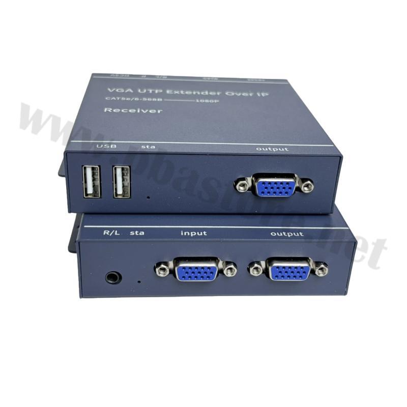 VGA KVM EXTENDER + USB WITH LOOPOUT 200M (TX/RX) | Shopee Thailand