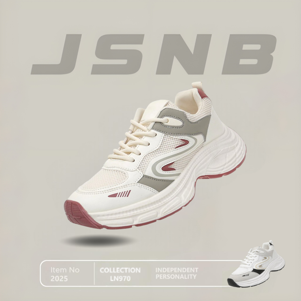 JSNB ส่งฟรี รองเท้าผ้าใบ ทรงสปอร์ต Sneakers พร้อมส่ง พื้นหนานุ่ม กัน ...
