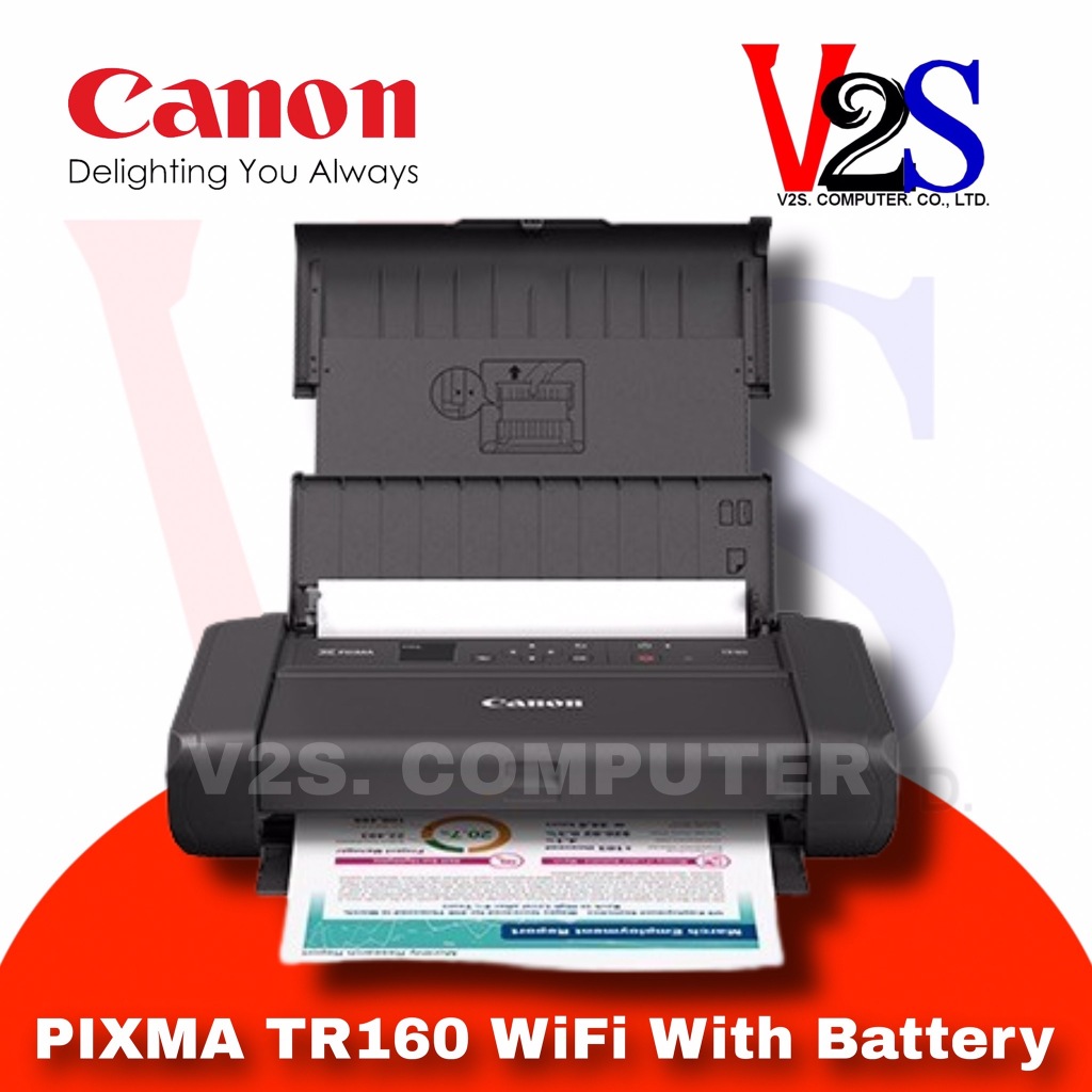 Canon PIXMA รุ่น TR160 With Batt Wi-Fi Portable เครื่องพิมพ์ขนาดปริ้น ...