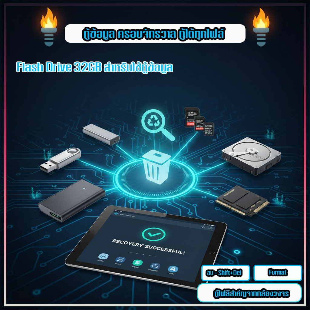 USB Flash Drive กู้ข้อมูลฉุกเฉิน | Bootable Data Recovery Tool | แฟลชไ ...