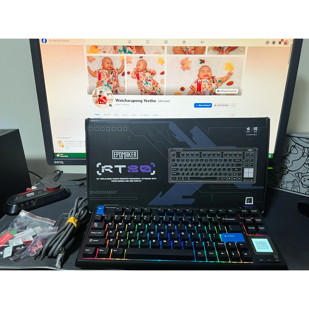 Epomaker RT80 wireless2.4g/BT มือ2 | Shopee Thailand