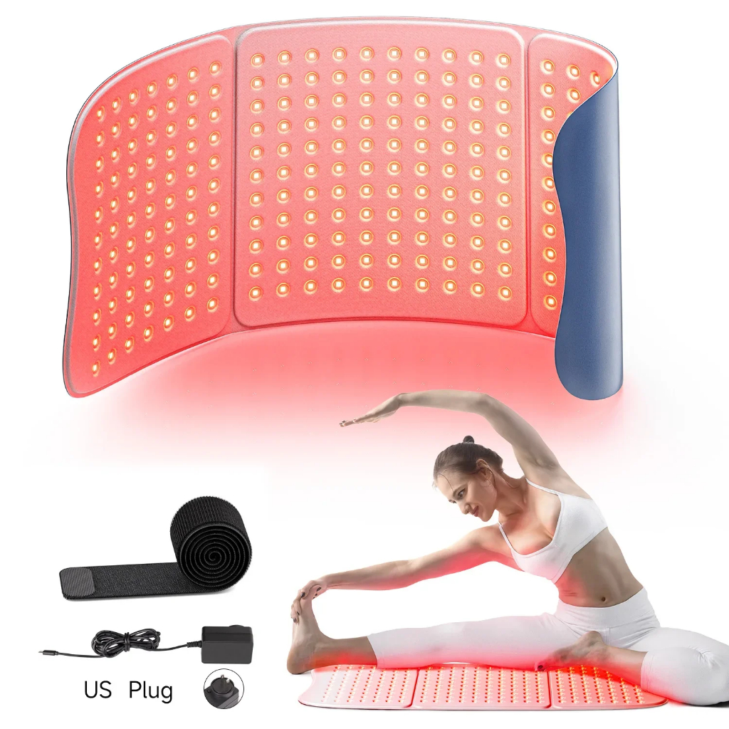 Upgraded Large Red Light Therapy Mat 792pcs LEDs 660 & 850nm Infrared ...
