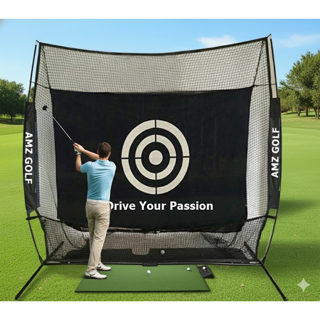 2Brothers ตาข่ายซ้อมกอล์ฟ Golf Net ขนาดใหญ่ 2.5M | รับแรงตีสูง 200 กม. ...