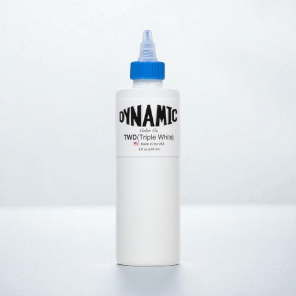 Dynamic Ink หมึกสักสีขาว TWD (Triple White) ขาว3เท่า สำหรับงานเส้น ลง ...