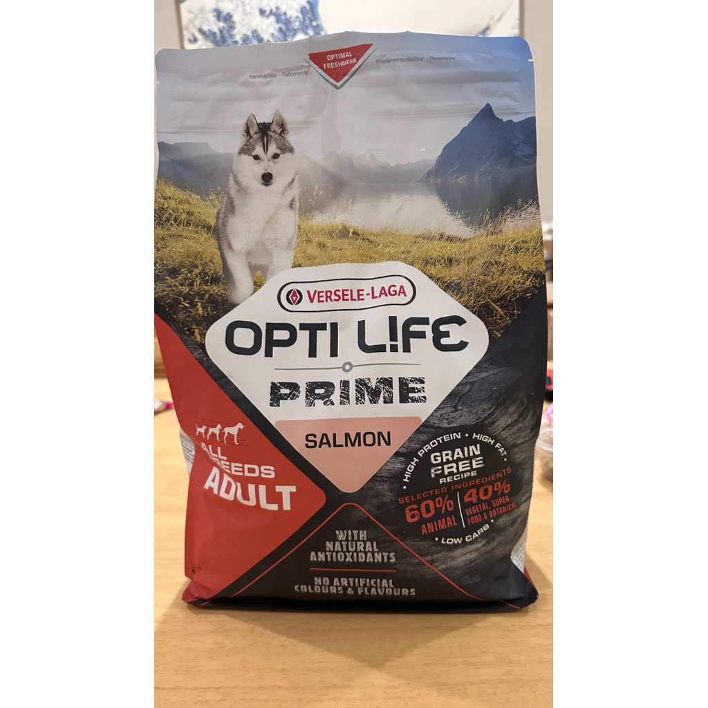 OPTILIFE PRIME อาหารสุนัข สูตรแซลมอน เกรนฟรี สำหรับสุนัขทุกสายพันธุ์ 2. ...