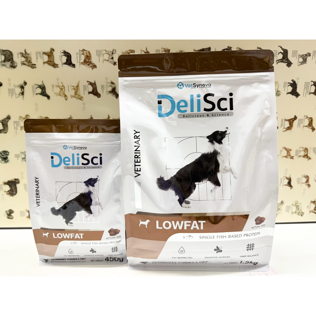 DeliSci Low Fat for Dog อาหารเม็ด ไขมันต่ำ สำหรับสุนัขที่มีภาวะไขมันใน ...