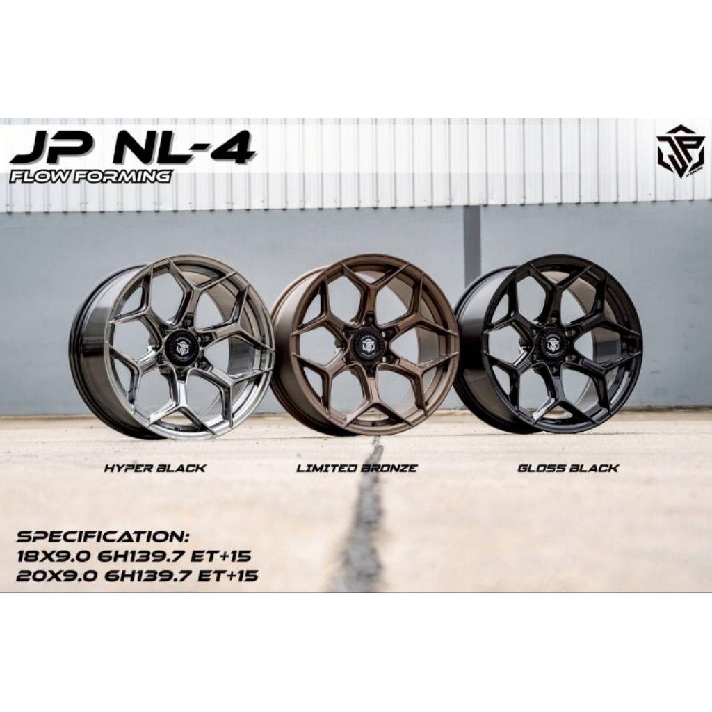 ล้อ NL-4 (ล้อเบา) ขอบ20x9.0 / 6x139.7 / ET+15(งานJP ประกัน 1 ปี ...
