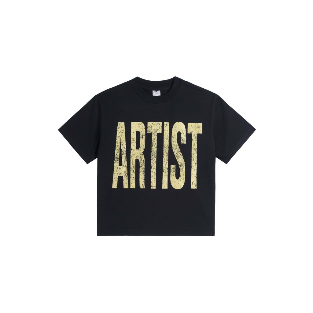 44TEES 18 Boxy Black เสื้อยืดสีดำ