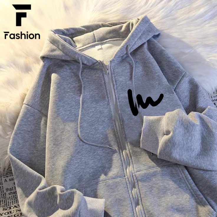 เสื้อสเวตเตอร์ฮู้ดคู่ซิป Unisex เนื้อผ้านุ่ม ใส่สบาย เกรดพรีเมียม