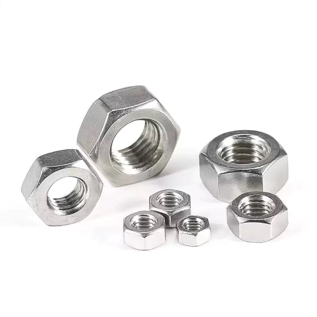 น็อตหกเหลี่ยมสแตนเลส 304 / 316 | Hex Nut M2 M3 M4 M5 | กันสนิม แข็งแรง ทนทาน สำหรับงานเครื่องจักร / DIY