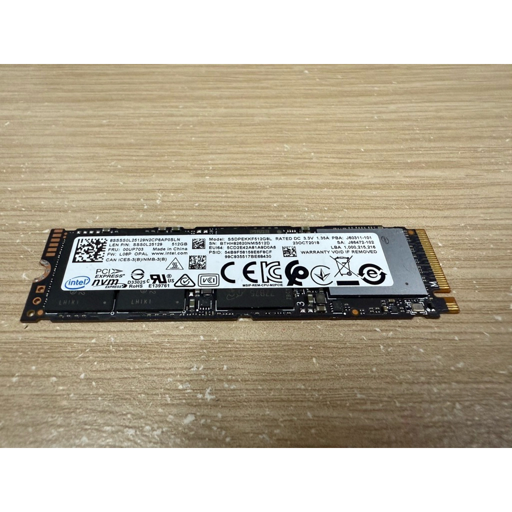 Intel 512GB SSD M.2 NVMe | Shopee Thailand