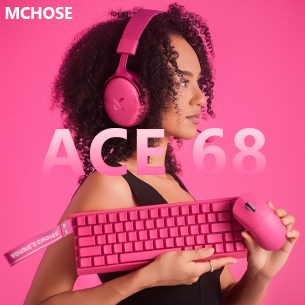 MCHOSE Ace68/60 Pro Mechanical Gamming Keyboard คีย์บอร์ดเกมมิ่งแบบมี ...