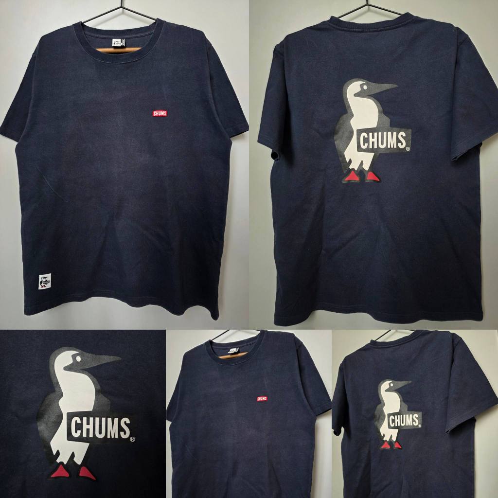 [ ของแท้ ] เสื้อยืด CHUMS Size L (42/27) มือสอง สภาพดี พร้อมส่ง ...